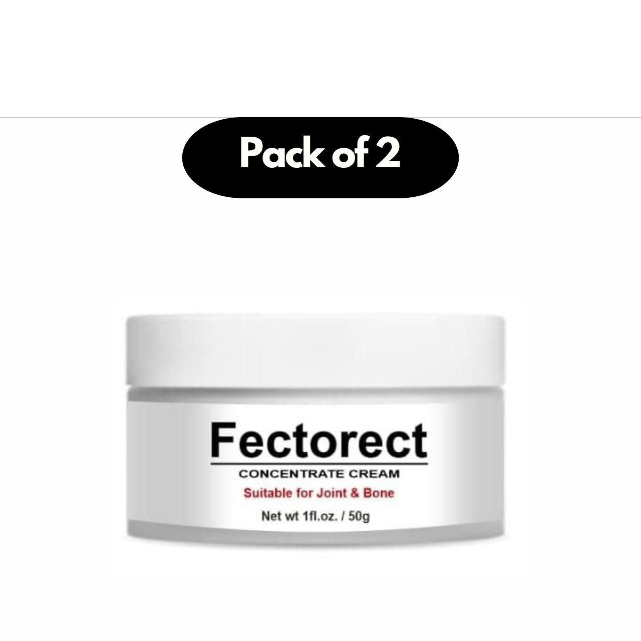 Fectorect Concentrate Cream (50g x 2) | Skin Repair, Nourishing & Moisturizing Cream for Daily Care