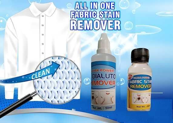 All-in-One Fabric Stain Remover (100ml) Pack of 2 | Instant Multi-Surface Clothes Cleaner for Tough Stains