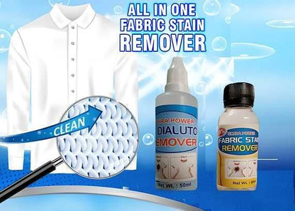All-in-One Fabric Stain Remover (100ml) Pack of 2 | Instant Multi-Surface Clothes Cleaner for Tough Stains