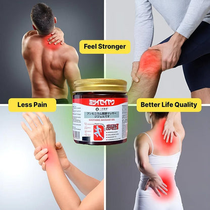 Instant Pain Relief Soothing Massage Gel (Pack of 2) | Fast-Acting Muscle & Joint Relief for Body Pain