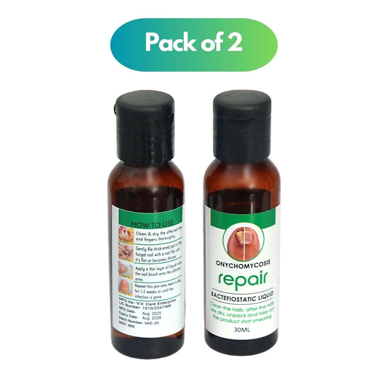 Nail Growth & Repair Oil (30ml x 2) | Stronger, Healthier Nails & Cuticle Care Serum