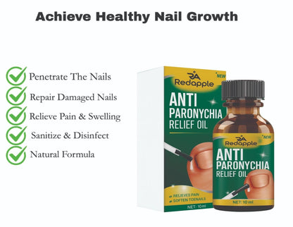 Rapid Relief Anti-Paronychia Nail Treatment Oil (20ml x 2) | Soothing Cuticle & Nail Infection Care