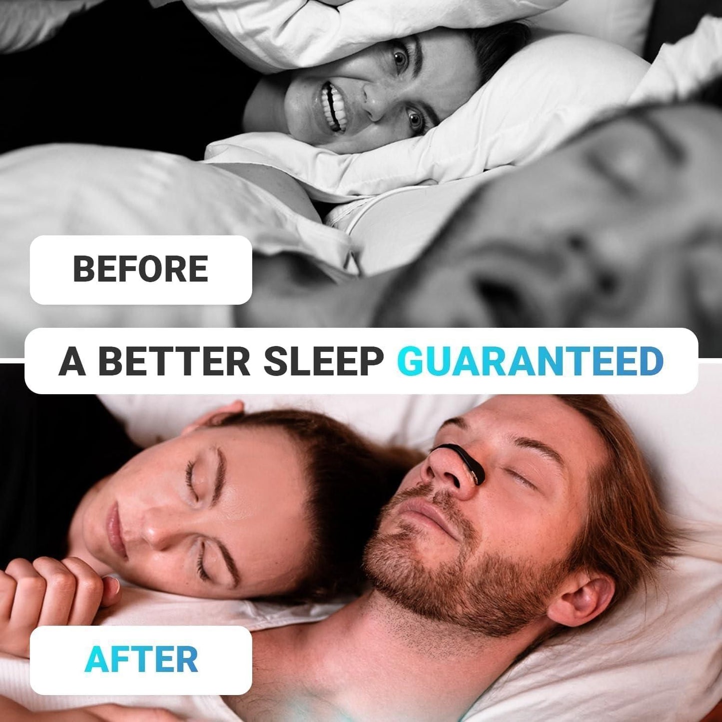 Breathing Nasal Strip Starter Kit | Anti-Snoring & Easy Breathing Silicone Strips (Pack of 1)
