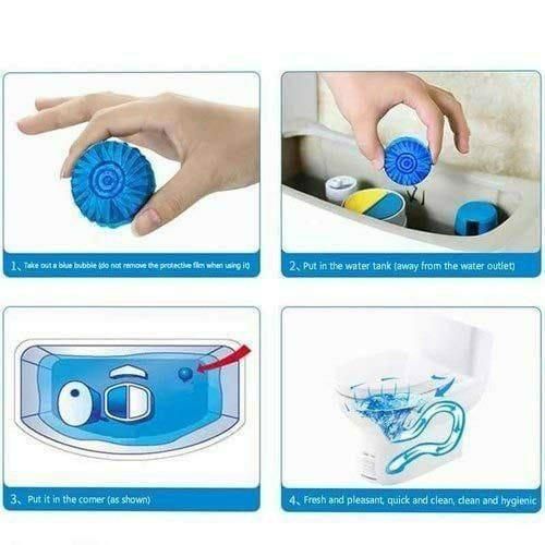 Toilet Cleaning Tablet - Toilet Deodorizer Bathroom Cleaner Tablet